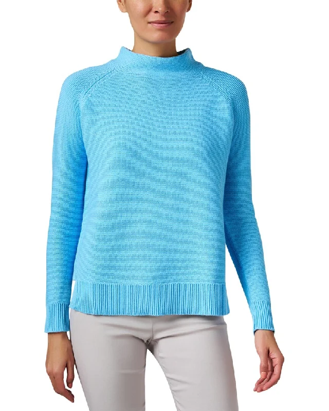 Kinross Garter Stitch Cotton Sweater