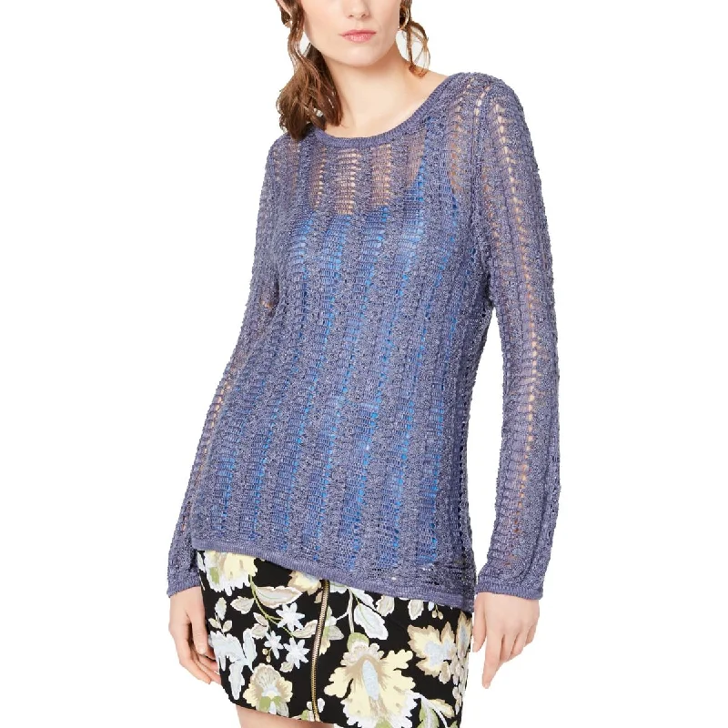 INC Womens Knit Sheer Sweater