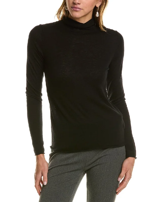 Reiss Emma Wool & Cashmere-Blend Roll Neck Top