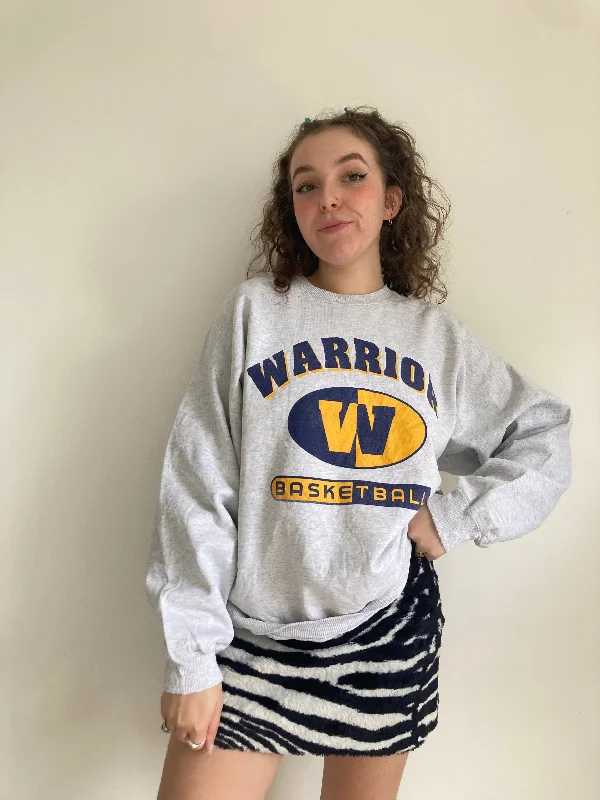 Vintage Grey Basketball Sweatshirt (XL)