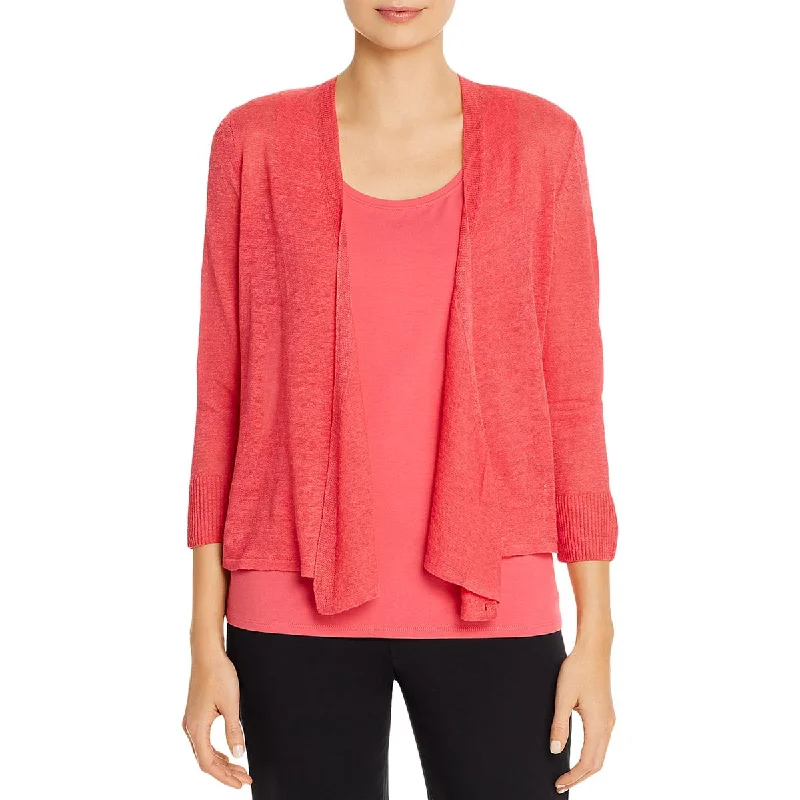 Nic + Zoe Womens Open Front Four Way Cardigan Sweater