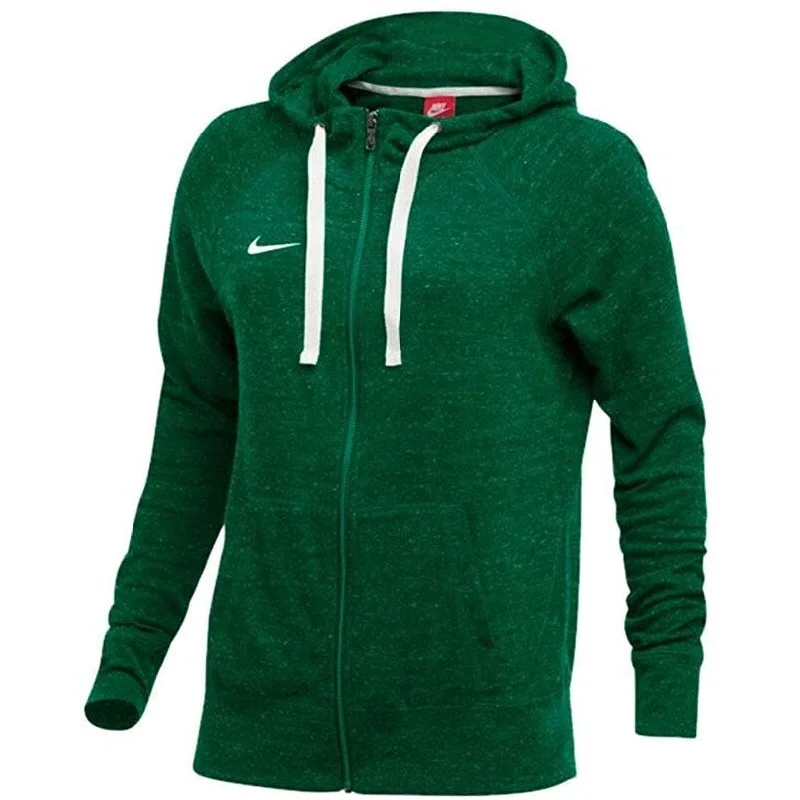 Nike Women's Gym Vintage Hoodie Green Size Small