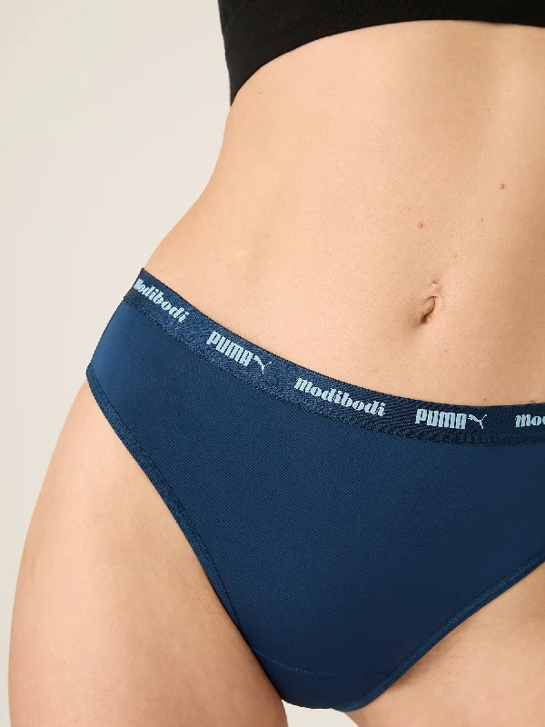 Puma X Modibodi Active Cheeky Brief Light-Moderate Persian Blue