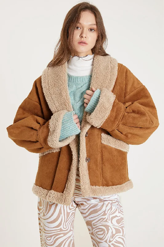 Ava Faux Shearling Jacket