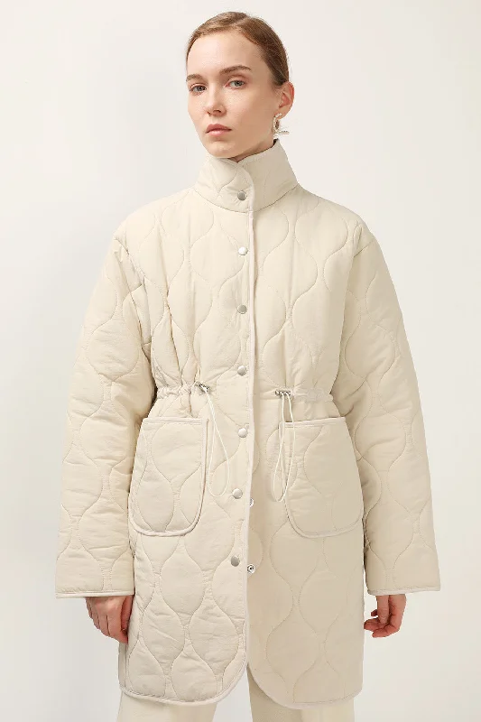 Blair Quilted Borg Coat