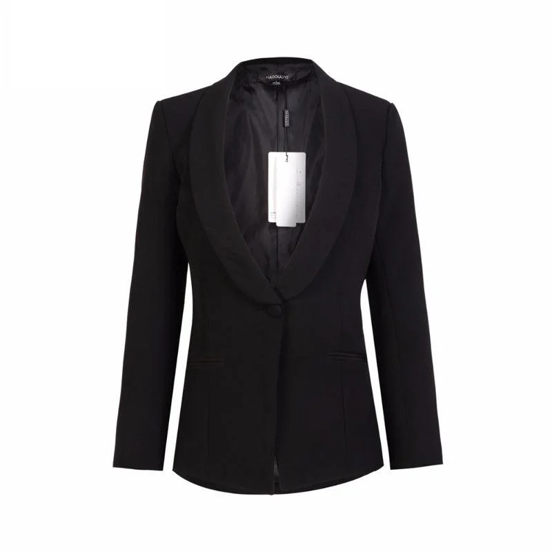 CLASSIC BLACK FITTED BLAZER