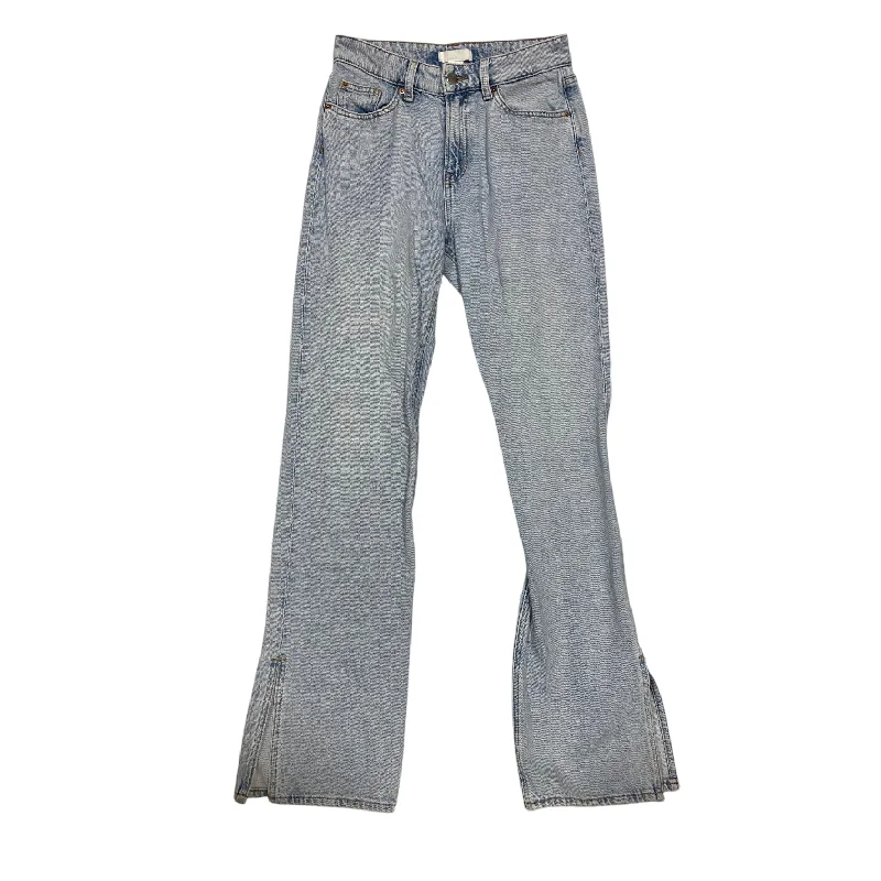 Jeans Boot Cut By H&m In Blue Denim, Size: 2