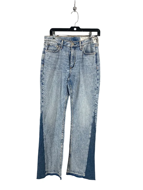 Jeans Flared By Rag & Bones Jeans In Blue Denim, Size: 6