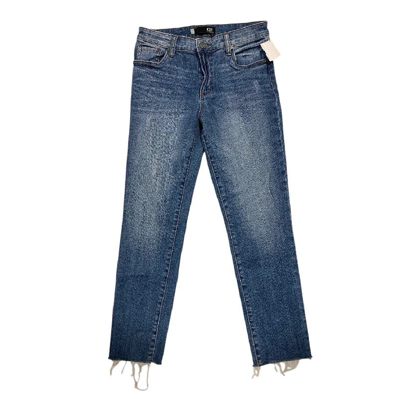 Jeans Straight By Kut In Blue Denim, Size: 2