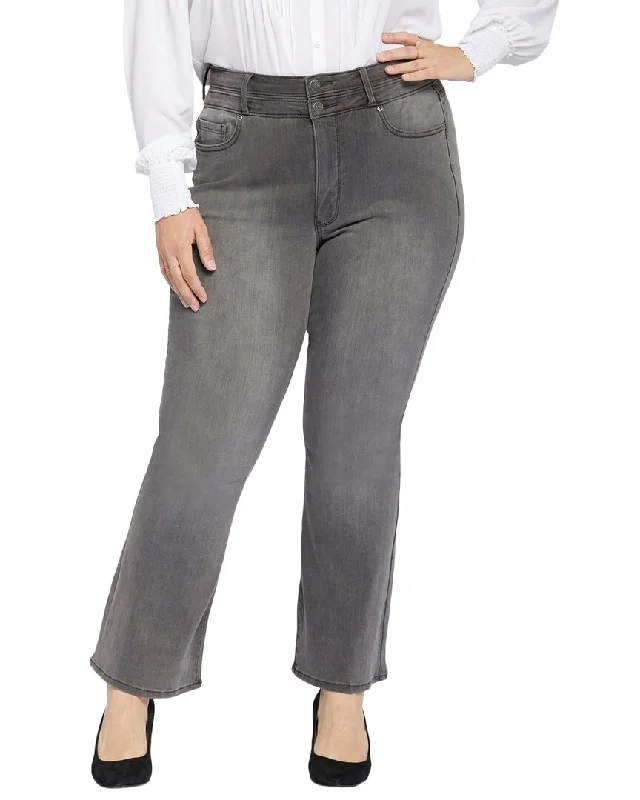 NYDJ Plus Ava High-Rise Flare Jean