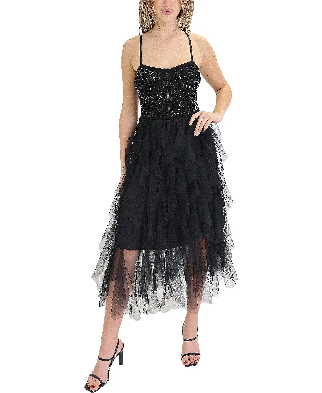 Crystal Bodice Dress w/ Tulle Bottom