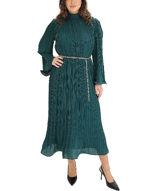 Pleated Maxi Dress