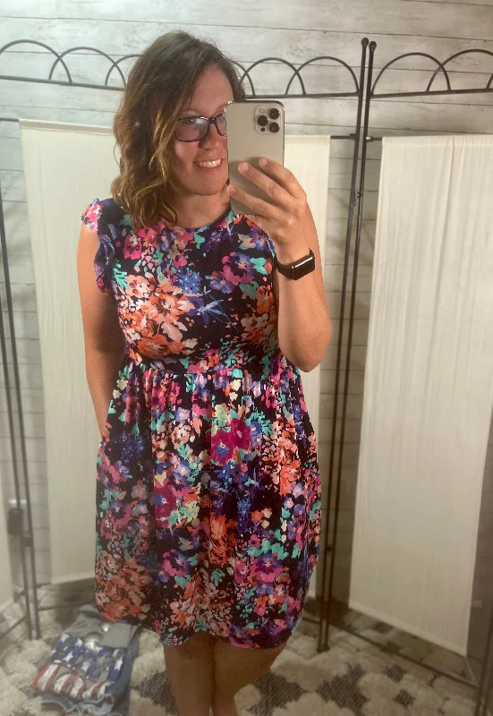 Summer floral dress