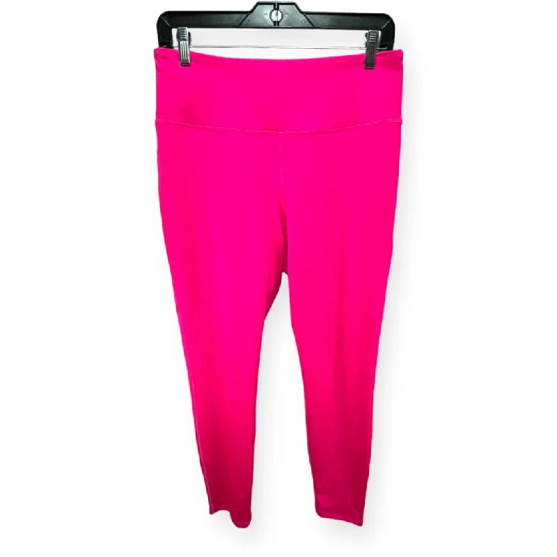 Pink Athletic Leggings Crown And Ivy, Size M