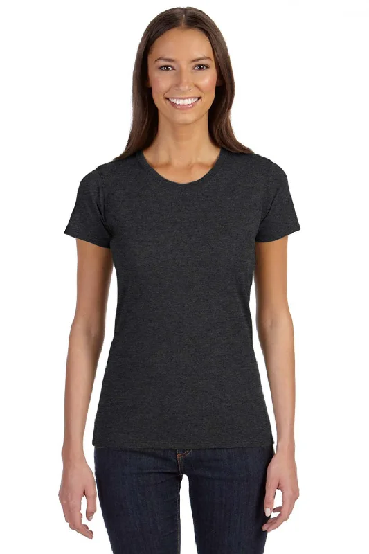 Econscious Womens Short Sleeve Crewneck T-Shirt - Charcoal Black