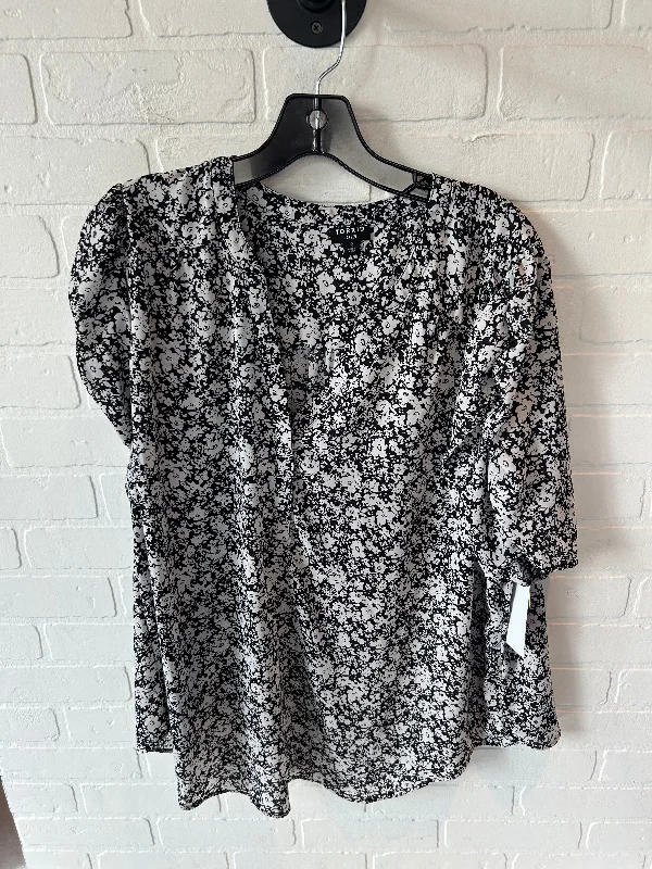 Top Short Sleeve By Torrid In Black & White, Size: 2x