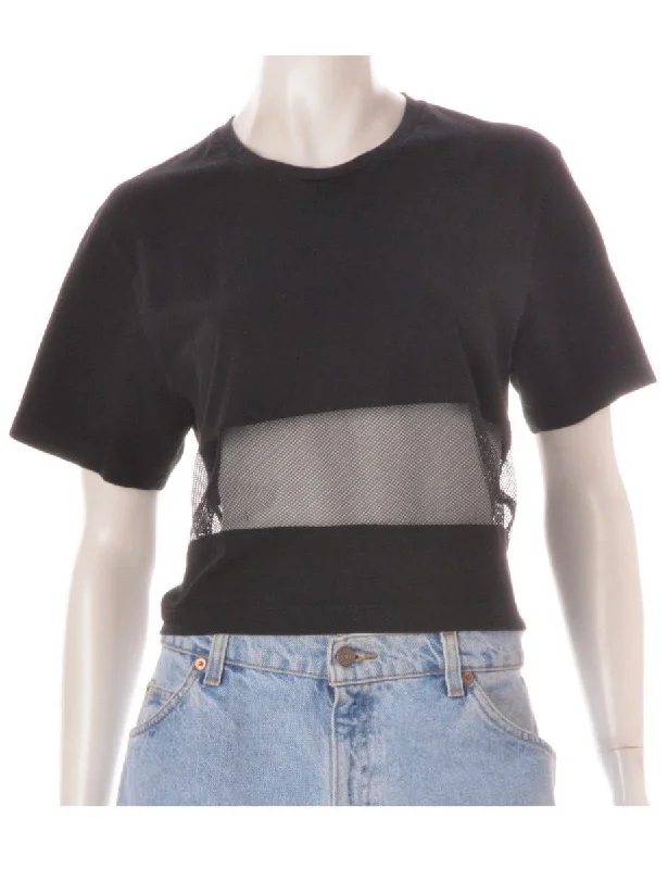 Label Shona Mesh Panel t-shirt