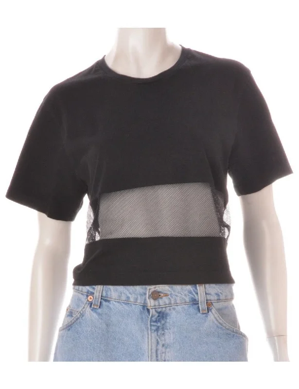 Label Shona Mesh Panel t-shirt