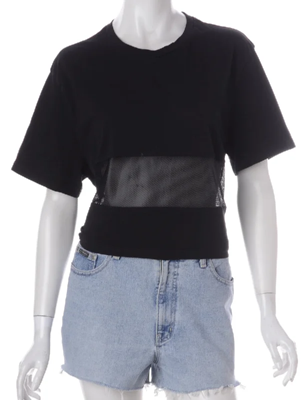 Label Shona Mesh Panel T-shirt