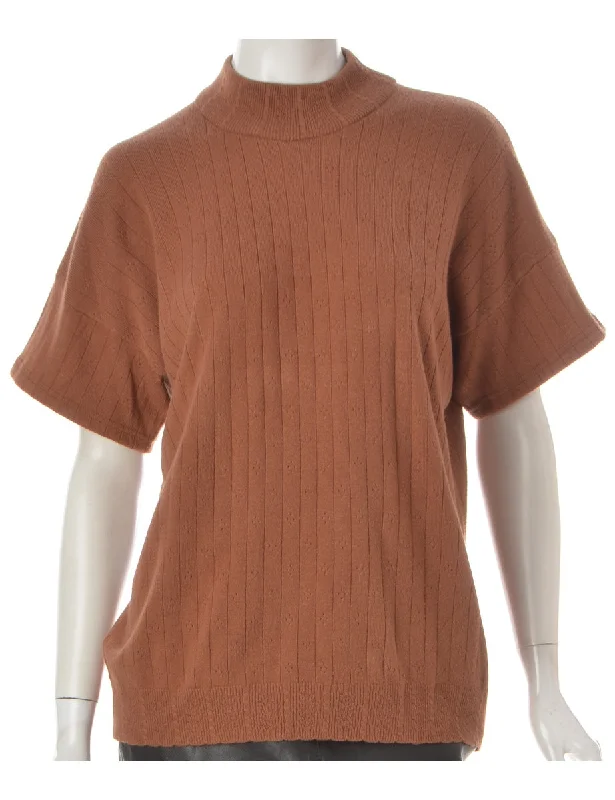 Label Sandy Short Sleeve Turtle Neck