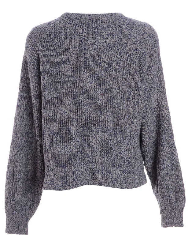 Label Shaun Straight Hem Heavy Knit Jumper