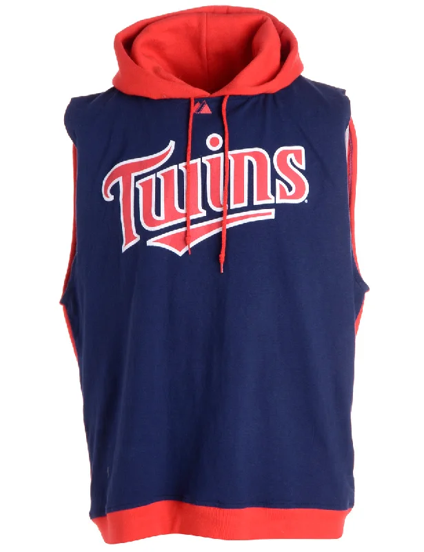 Label Sleeveless Tyler Hooded Sweatshirt