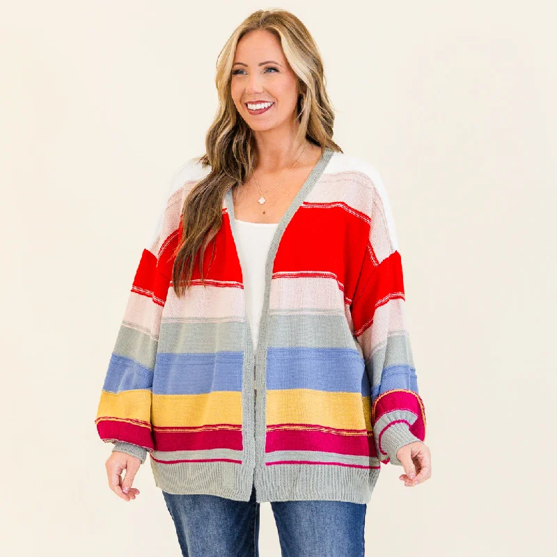 Take Some Time For Yourself Cardigan, Multi